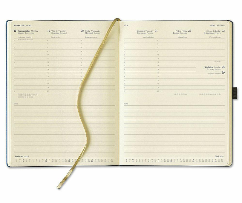 Kalendarz tygodniowy B5 Tucson czarny   