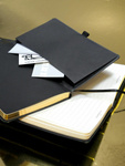 notes A5 ART DECO B&G kratka czarny -   