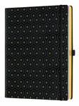 notes B5/linie HONEYCOMB Gold 