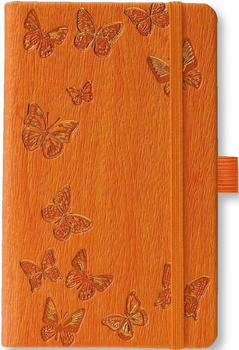 notes A6/kratka Ivory BUTTERFLY