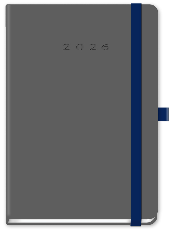 kalendarz tygodniowy B5 TUCSON Lanybook szary-navy