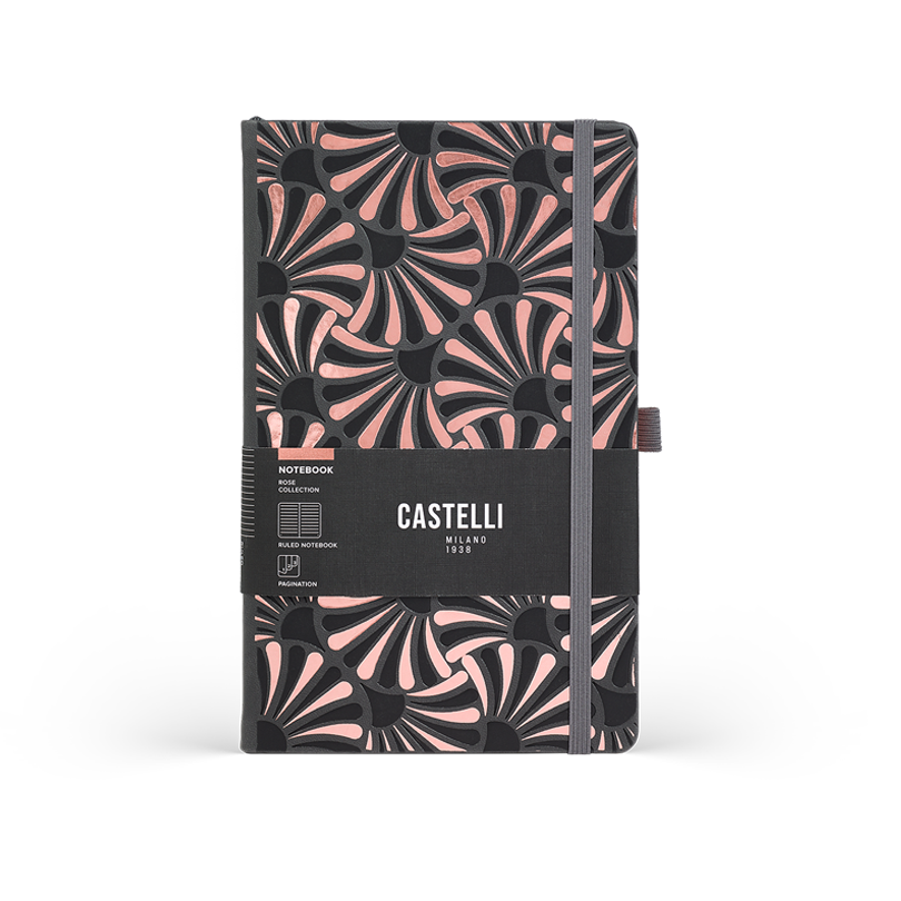 Notes Castelli Rose Lilly A5 w linie