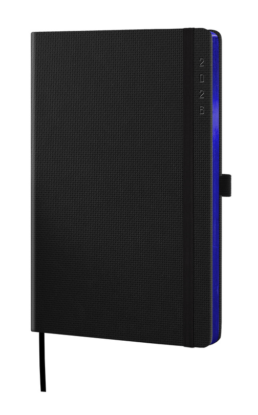 Kalendarz dzienny A5 KOBALT All Metal   