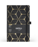 Kalendarz A5 dzienny FLOWER Gold Castelli       