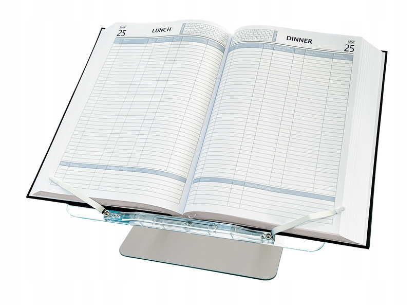 Księga rezerwacji stolików Kalendarz dla restauracji bez roku dzienny A4