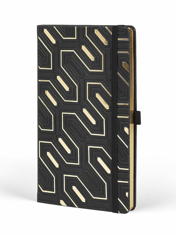 Kalendarz A5 tygodniowy OBELISK Gold     