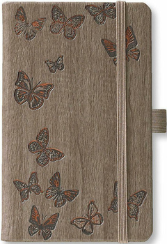 notes A6/kratka Ivory BUTTERFLY