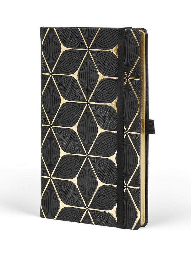 Kalendarz A5 dzienny FLOWER Gold Castelli       