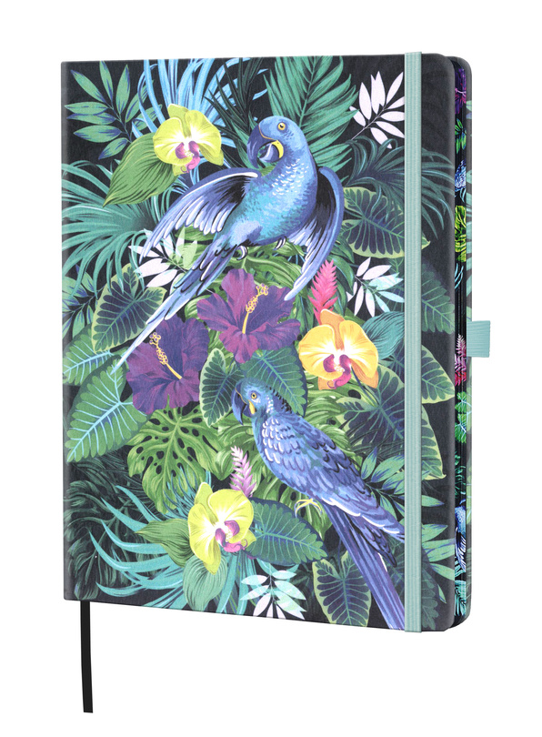 Kalendarz B5 tygodniowy z notatnikiem JUNGLE Eden Castelli