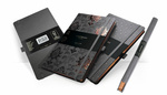 notes A5/kratka Copper BAROQUE grafit - 