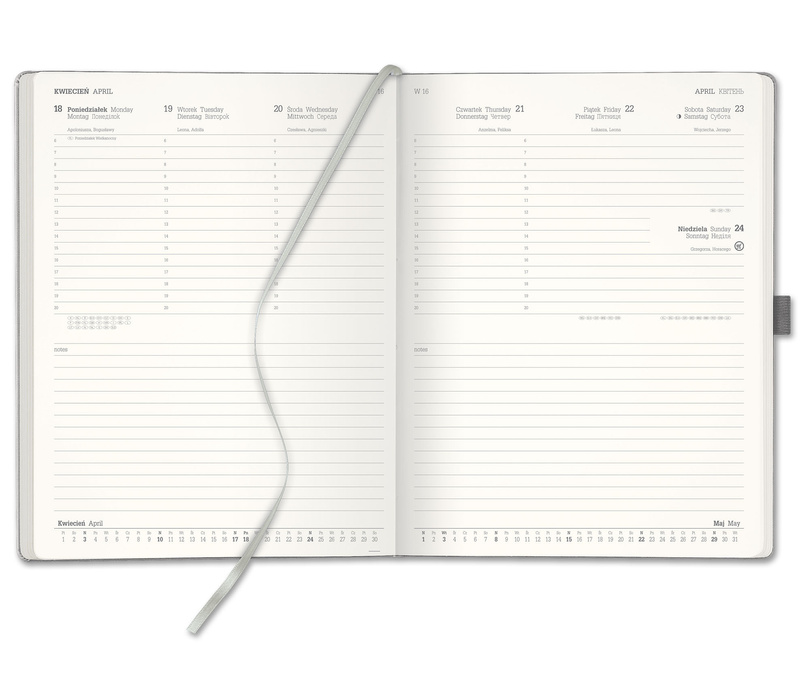 Kalendarz B5 tygodniowy z notatnikiem JUNGLE Eden Castelli