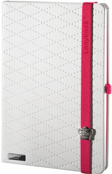 notes A5/kratka  Glamorous Beauty White