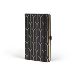 Kalendarz A5 tygodniowy z notatnikiem ARCH Gold Castelli       