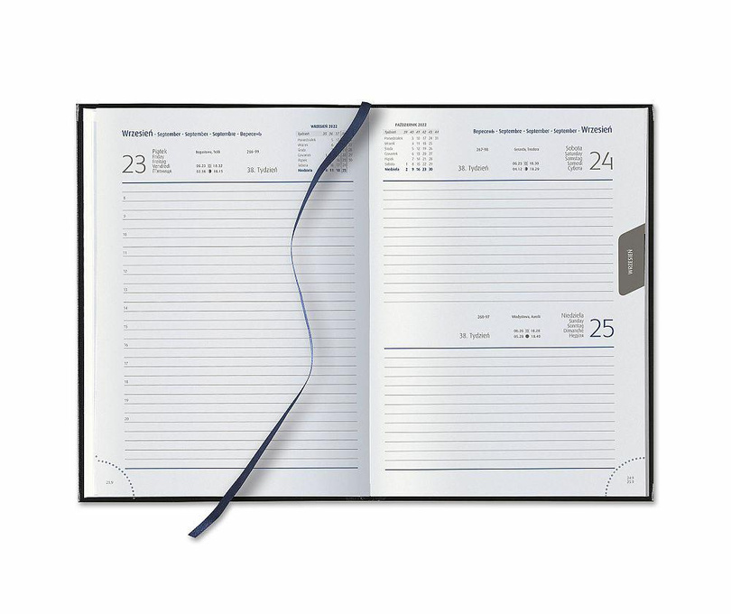 Kalendarz dzienny A5 TUCSON zielony Cangini Filippi