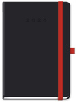 kalendarz tygodniowy B5 TUCSON Lanybook czarny red