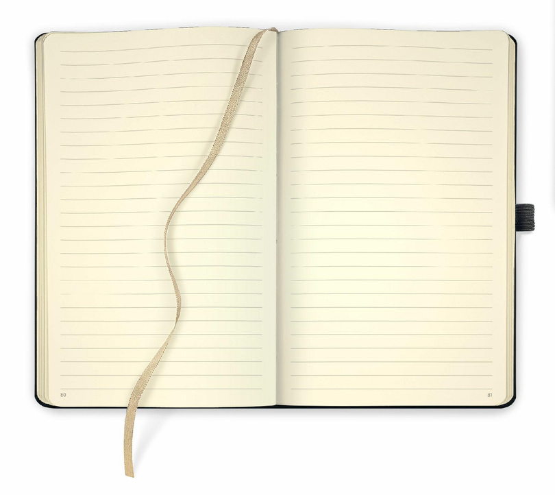 notes A5/kratka Copper ART DECO grafit  