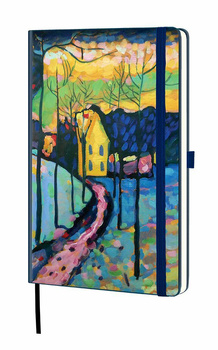 notes A5/linie Kandinsky ZIMOWY