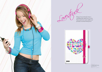 notes A6/kratka Lanybook Lovestruck