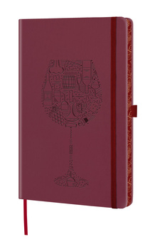 notes degustacyjny A5 SYMBOLE burgundowy