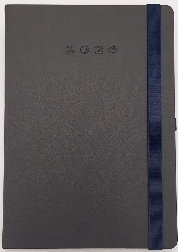 kalendarz tygodniowy B5 TUCSON Lanybook szary-navy