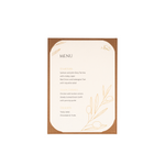 Menu brunch A4 etui Rivoli