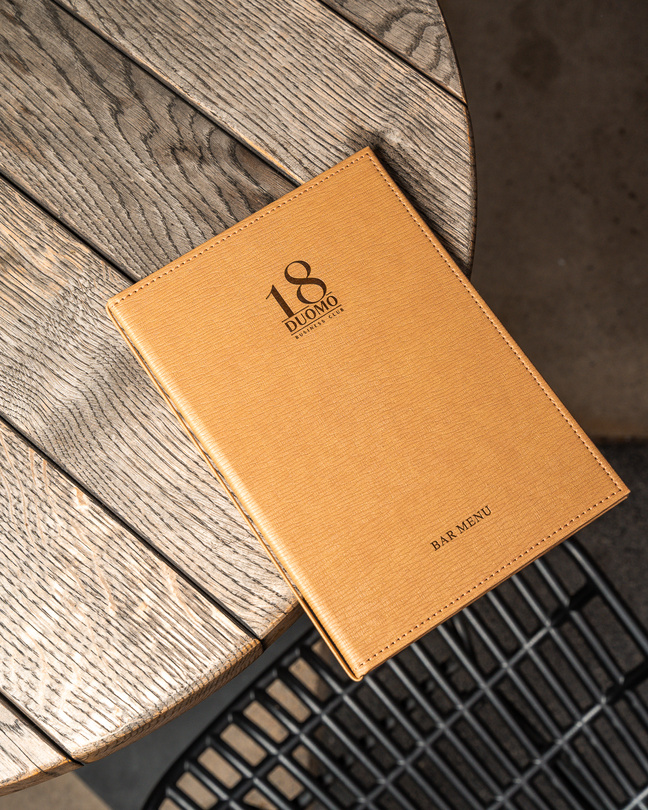 Menu barowe A5 etui Rivoli