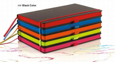 notes A5/kratka Ivory BLACK COLOR