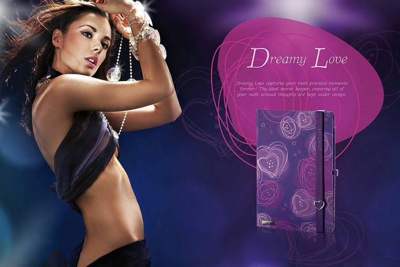 notes A5/linia Lanybook DREAMY LOVE