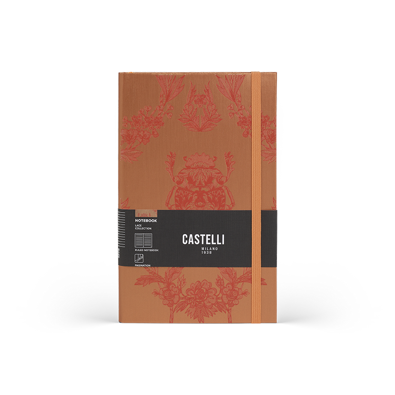 notes A5 linie Castelli Lace BEETLE