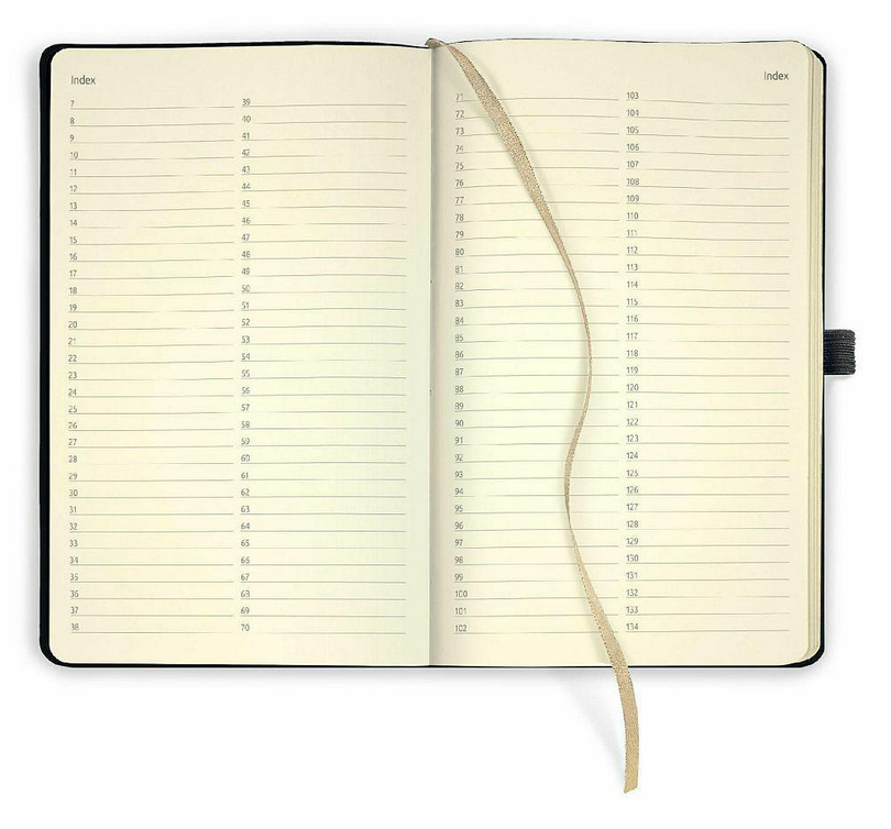 Notes A5 linie FLOWER Gold Castelli