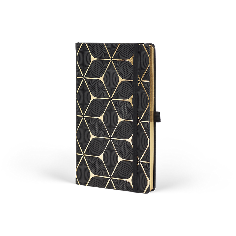 Notes A5 linie FLOWER Gold Castelli