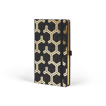 Notes A5 linie NEST Gold Castelli