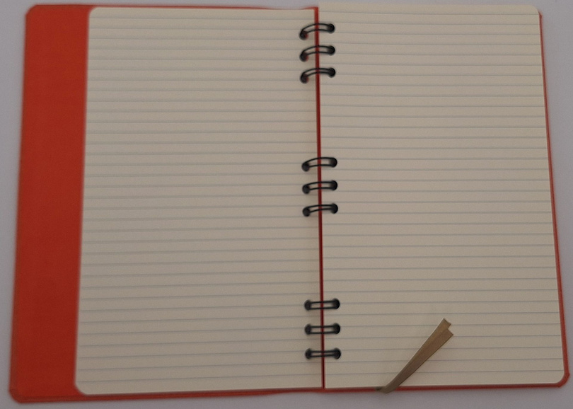 notes A5/linie Ivory DELHI na spirali