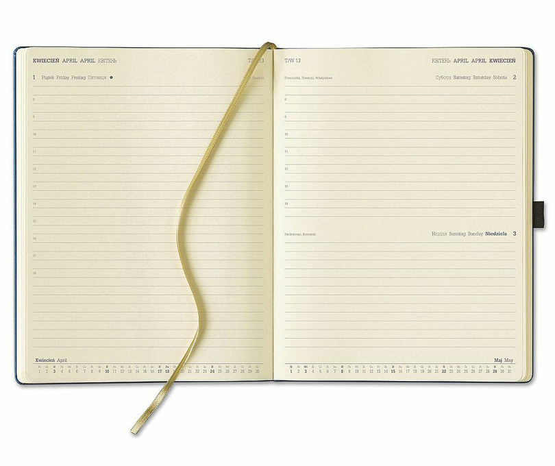 Kalendarz dzienny B5 TUCSON Ivory