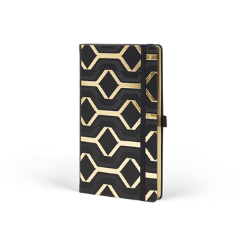 Notes A5 linie CLASP Gold Castelli