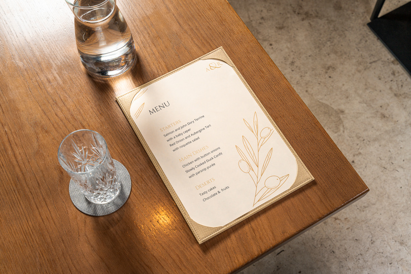 Menu brunch A4 etui Rivoli