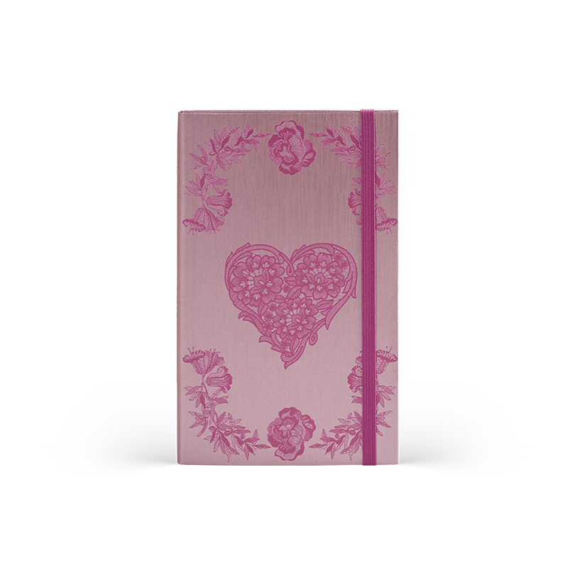 notes A5 linie Castelli Lace HEART