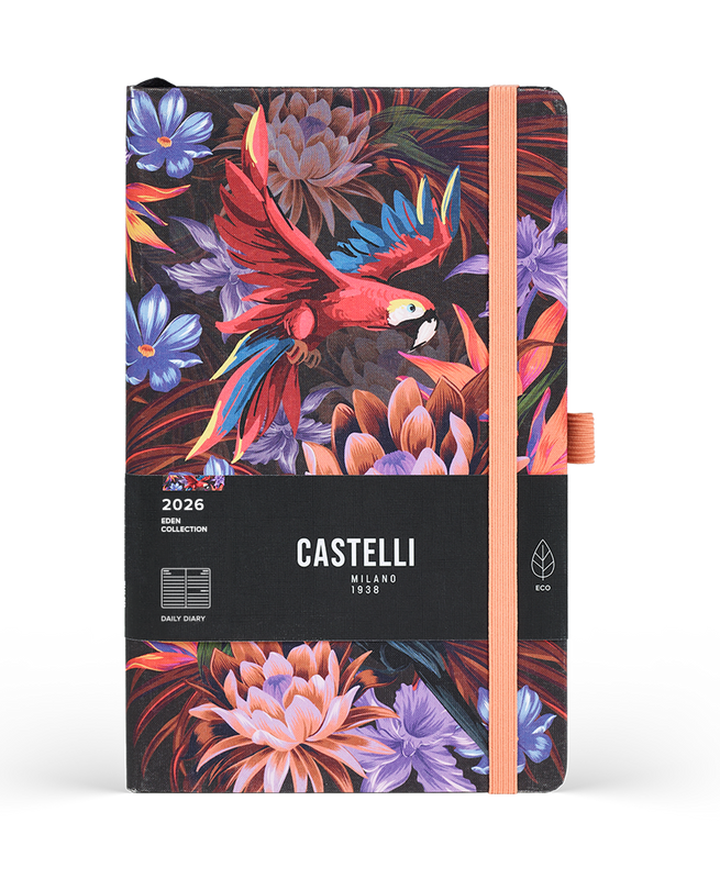 Kalendarz A5 dzienny  WILD GARDEN Eden Castelli 