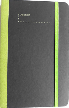 notes A6/linia Caracas Black & Green