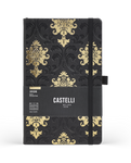 Kalendarz A5 dzienny BAROQUE Gold Castelli      