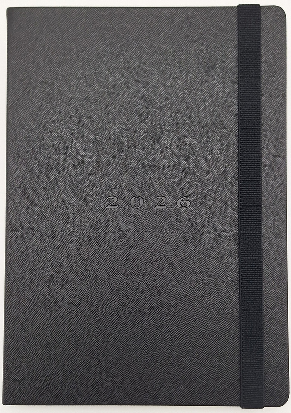 kalendarz tygodniowy B5 PECHINO Lanybook black
