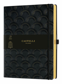 notes B5/linie ART DECO Gold