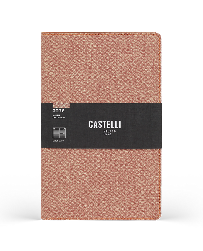 Kalendarz A5 dzienny SALMON Harris 