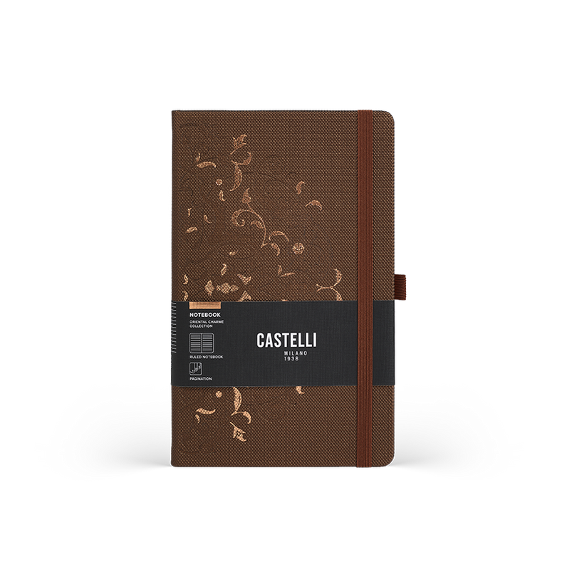 Notes A5 linie BRONZE Arabesque Oriental