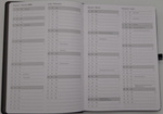 kalendarz tygodniowy B5 PECHINO Lanybook black-grey