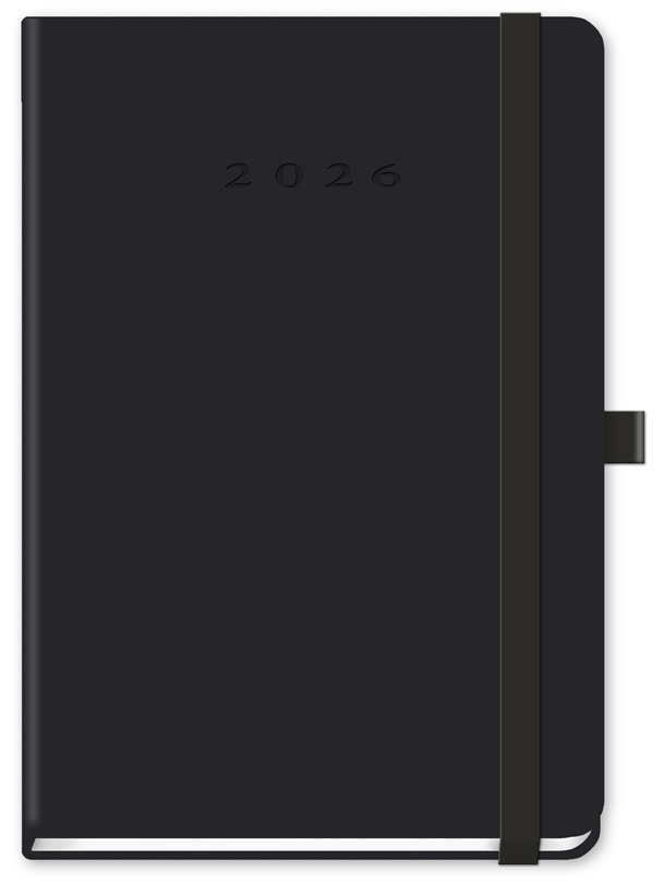 kalendarz tygodniowy B5 TUCSON Lanybook czarny-black