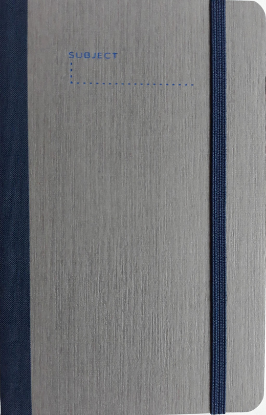 notes A5/kratka Caracas Grey & Blue