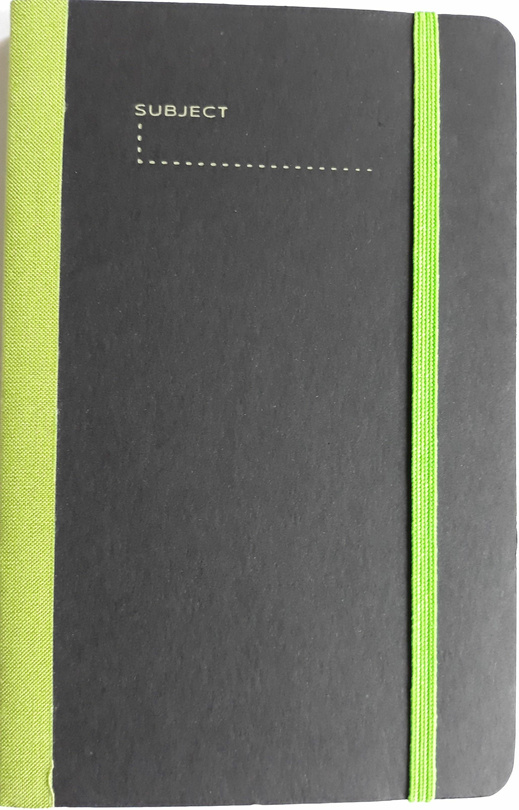 notes A6/linia Caracas Black & Green