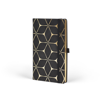 Notes A5 linie FLOWER Gold Castelli