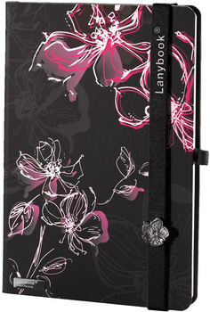 notes A5/kratka Sparkling Flowers